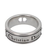 DIOR Men's Engraved Silver Ring