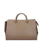 Burberry Banwell Top Handle Bag – Mink & Beige Leather