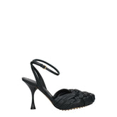 Bottega Veneta Padded Leather High Heels – Black