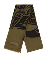 Burberry Wool Prorsum Knight Scarf – Camp Green