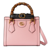 Gucci Diana Small Pink Leather Tote Bag with Bamboo Handles