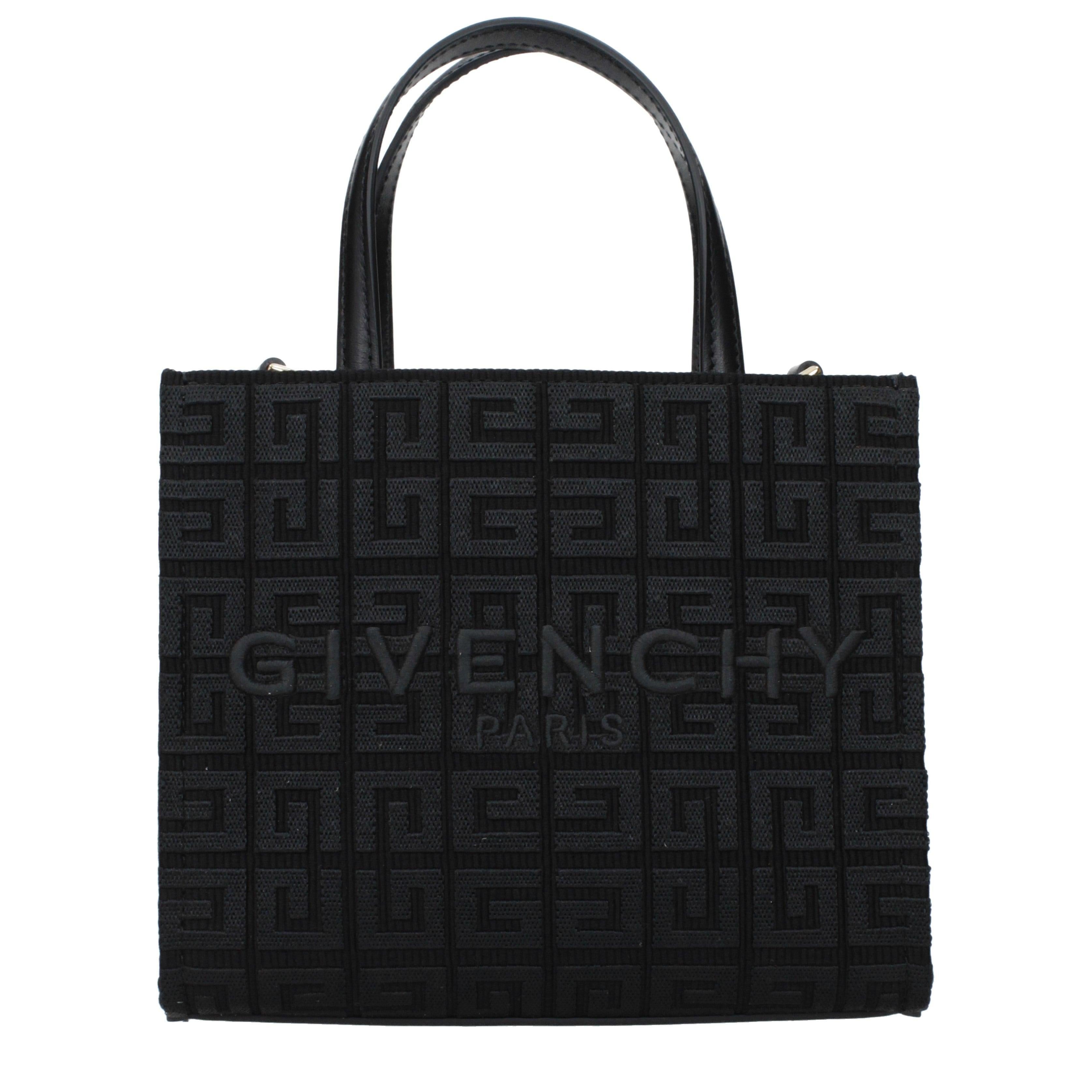 Givenchy Paris Mini Canvas Tote Bag - Black