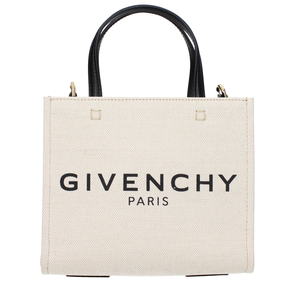 Givenchy Mini Canvas Tote Bag in Beige