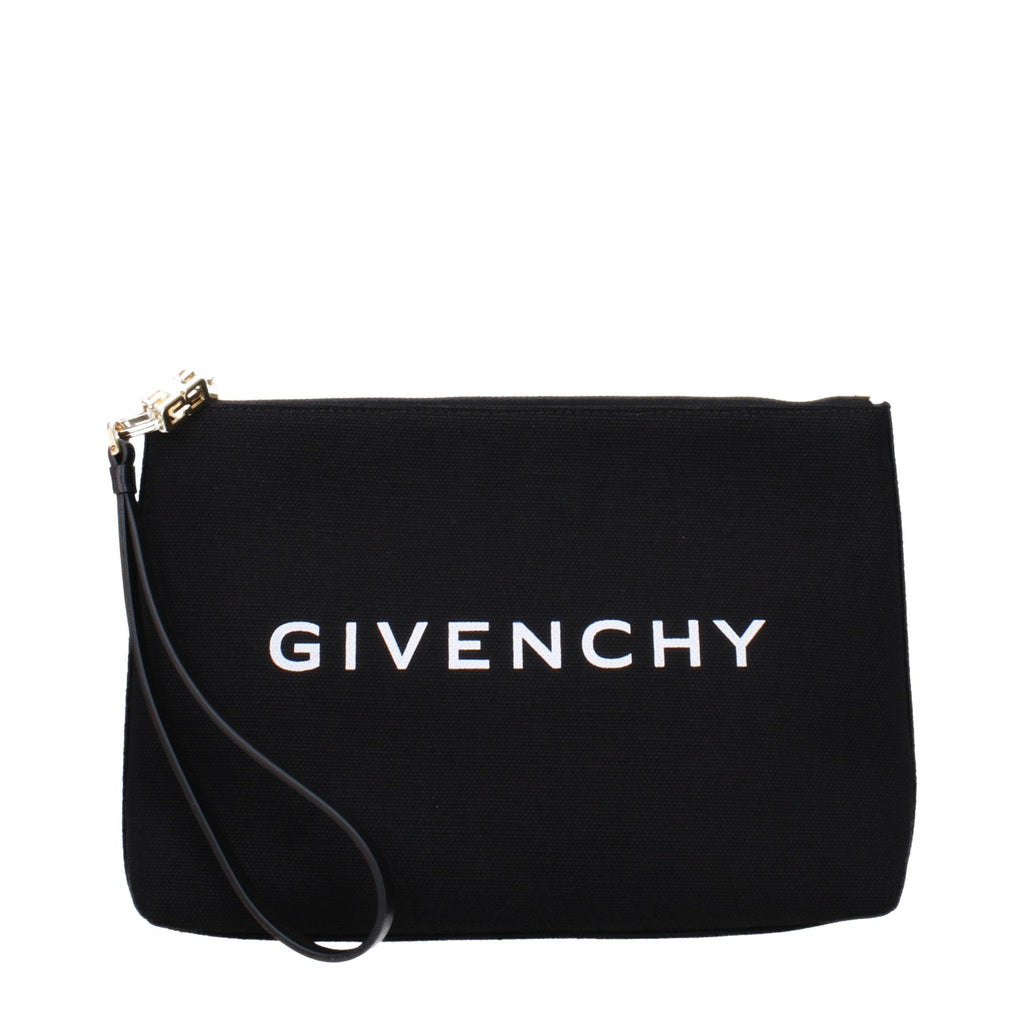 Givenchy Women's Logo Canvas Clutch Bag