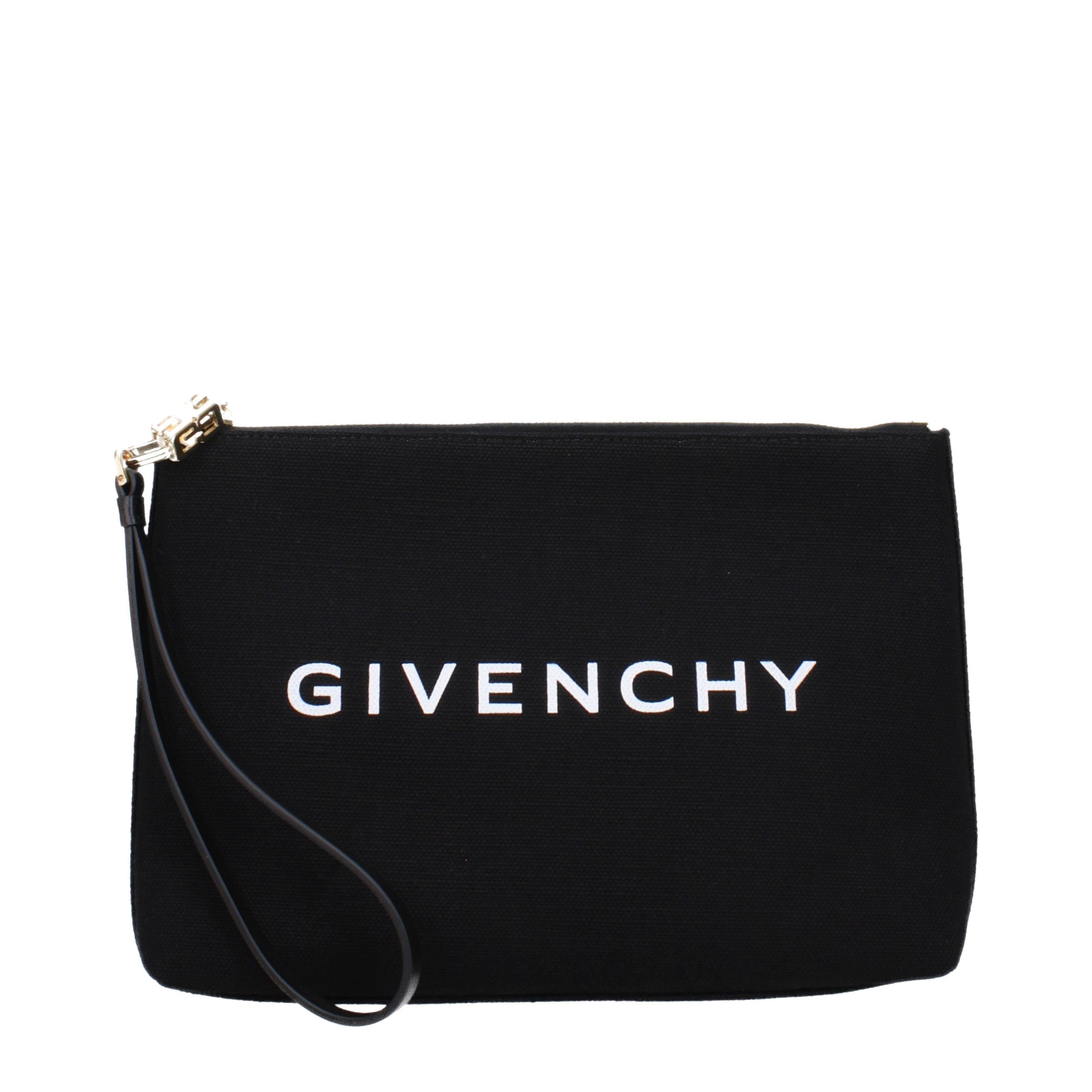 Givenchy Women's Logo Canvas Clutch Bag