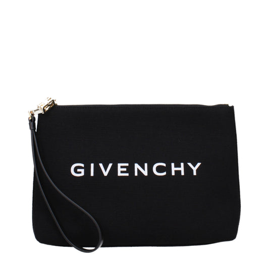 Givenchy Women's Logo Canvas Clutch Bag