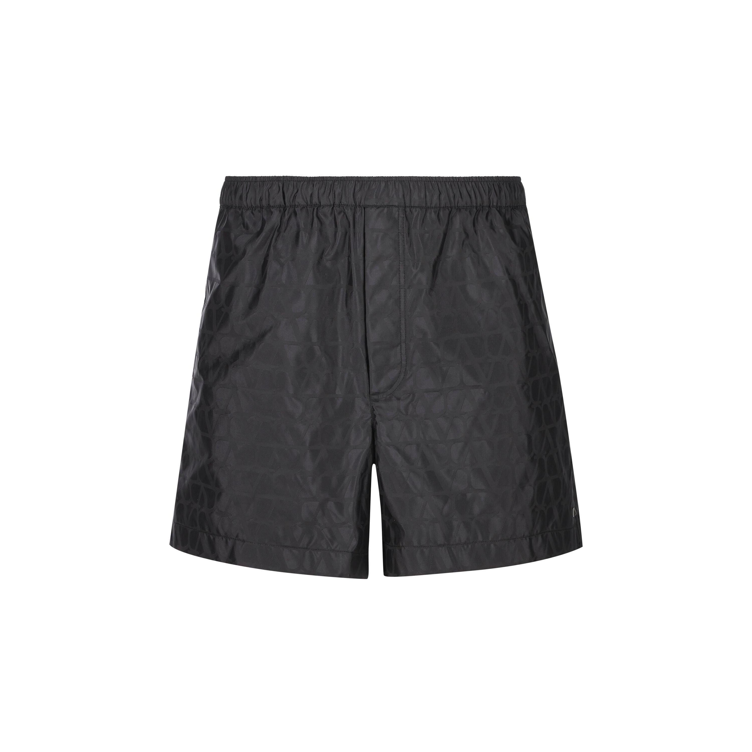 Valentino Garavani Black Swim Shorts