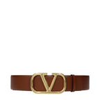 Valentino Garavani Reversible Nero Marrone Leather Belt – 4cm