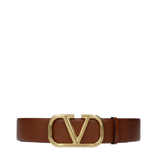 Valentino Garavani Reversible Nero Marrone Leather Belt – 4cm