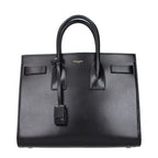 Saint Laurent Sac de Jour Tote Bag Black Leather Gold Hardware