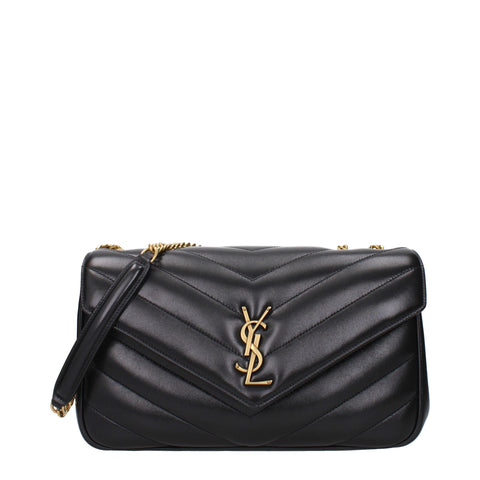Saint Laurent Niki Envelope Chain Bag with Pouch in Black Leather