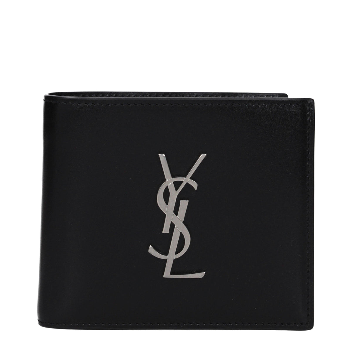 Saint Laurent Men's Black Leather Wallet