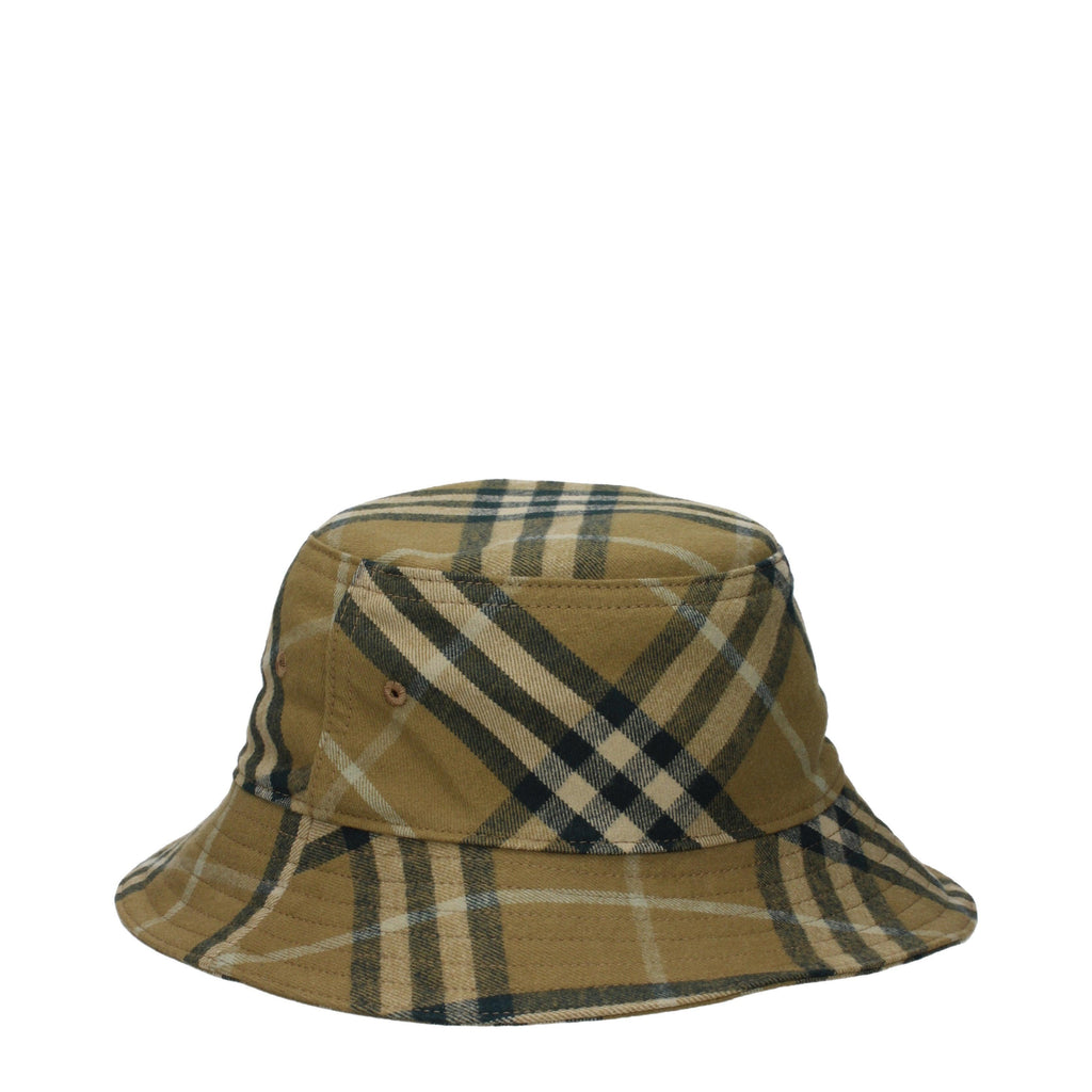 Burberry Vintage Dark Check Cotton Bucket Hat