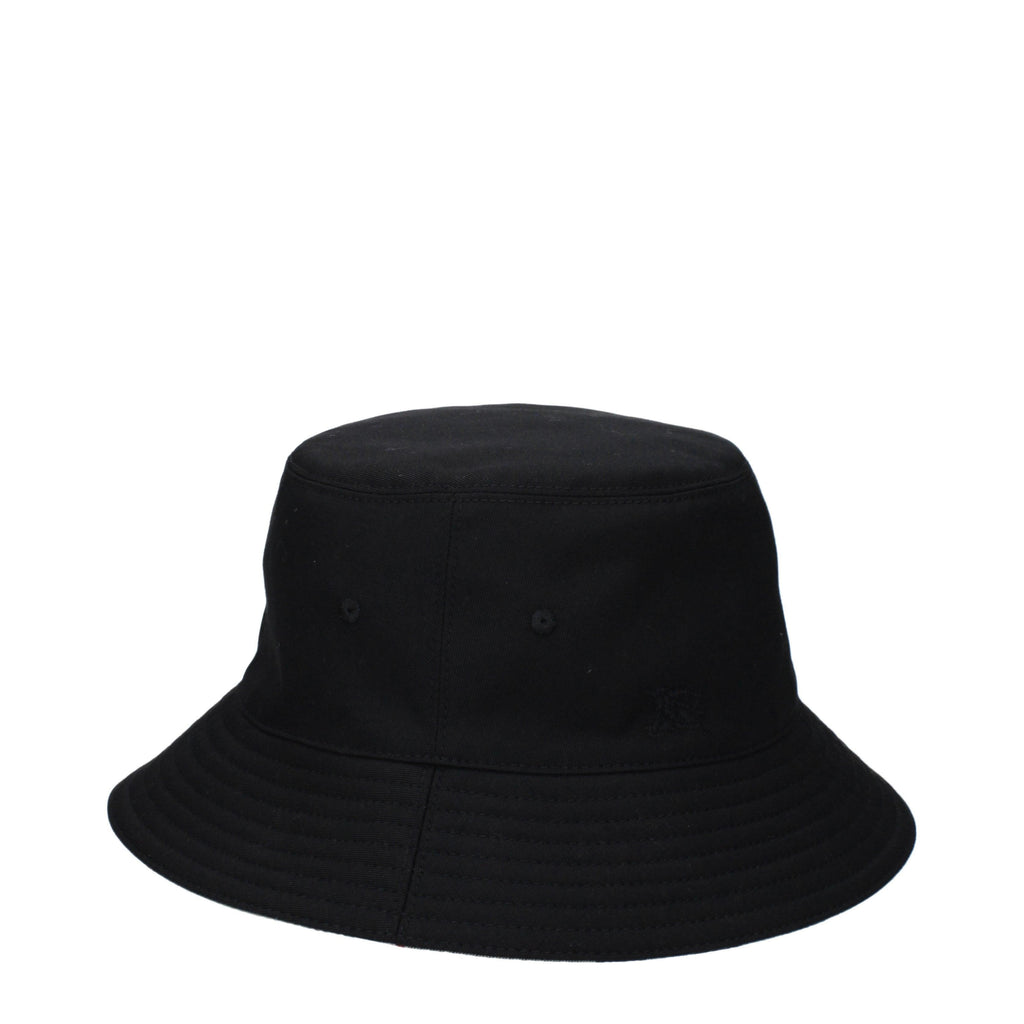 Burberry Black Cotton Bucket Hat