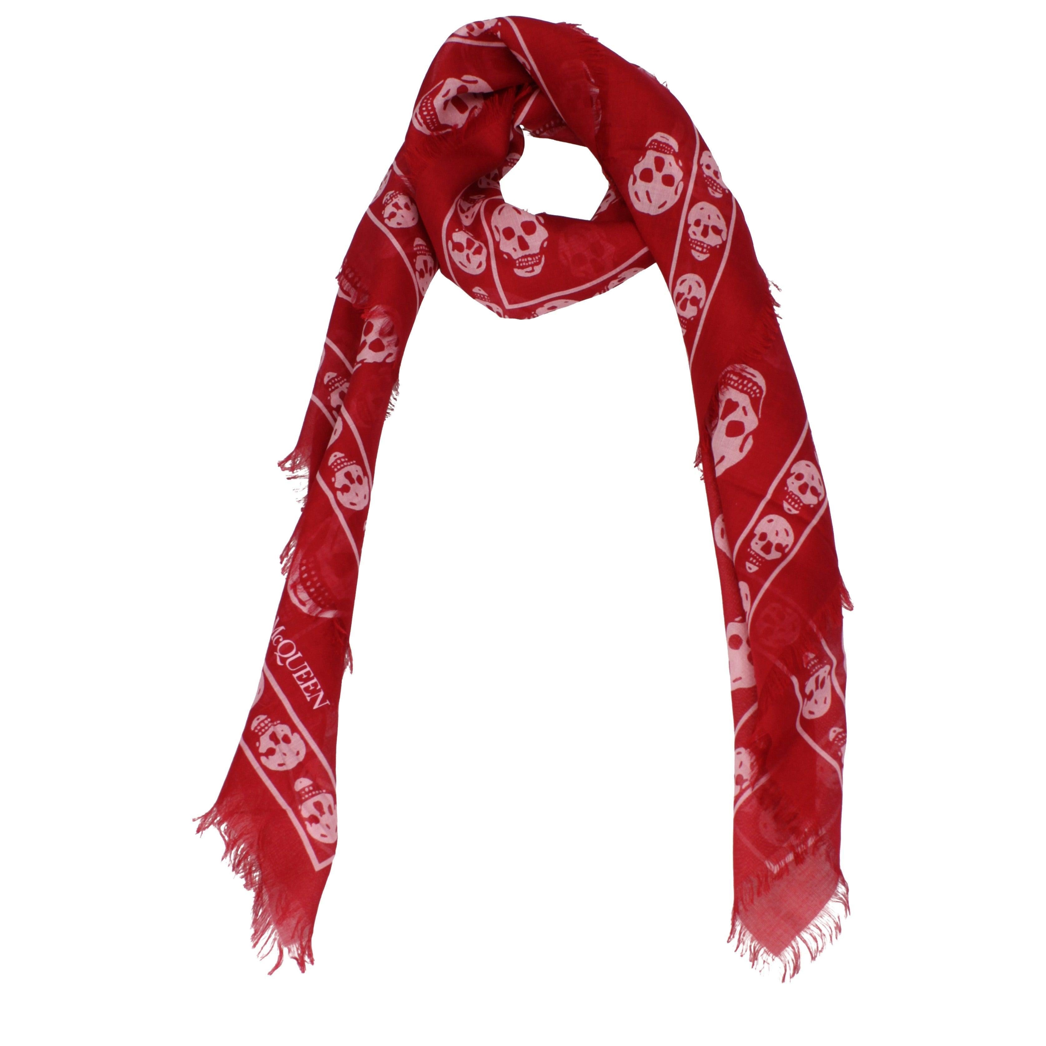 Alexander McQueen Men’s Skull Foulard
