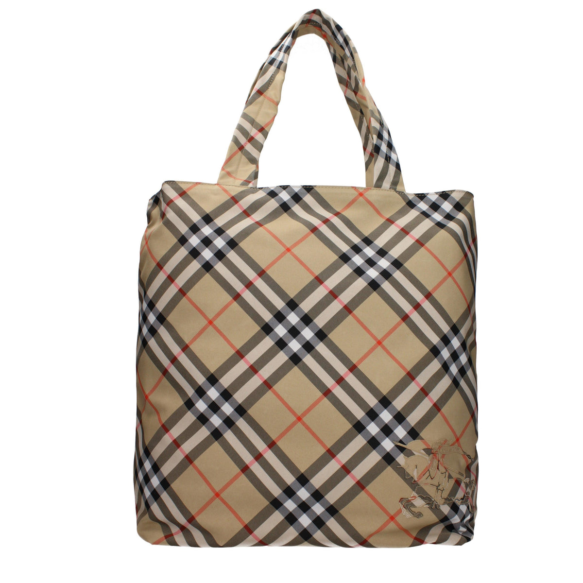 Burberry House Check Fabric Tote Bag