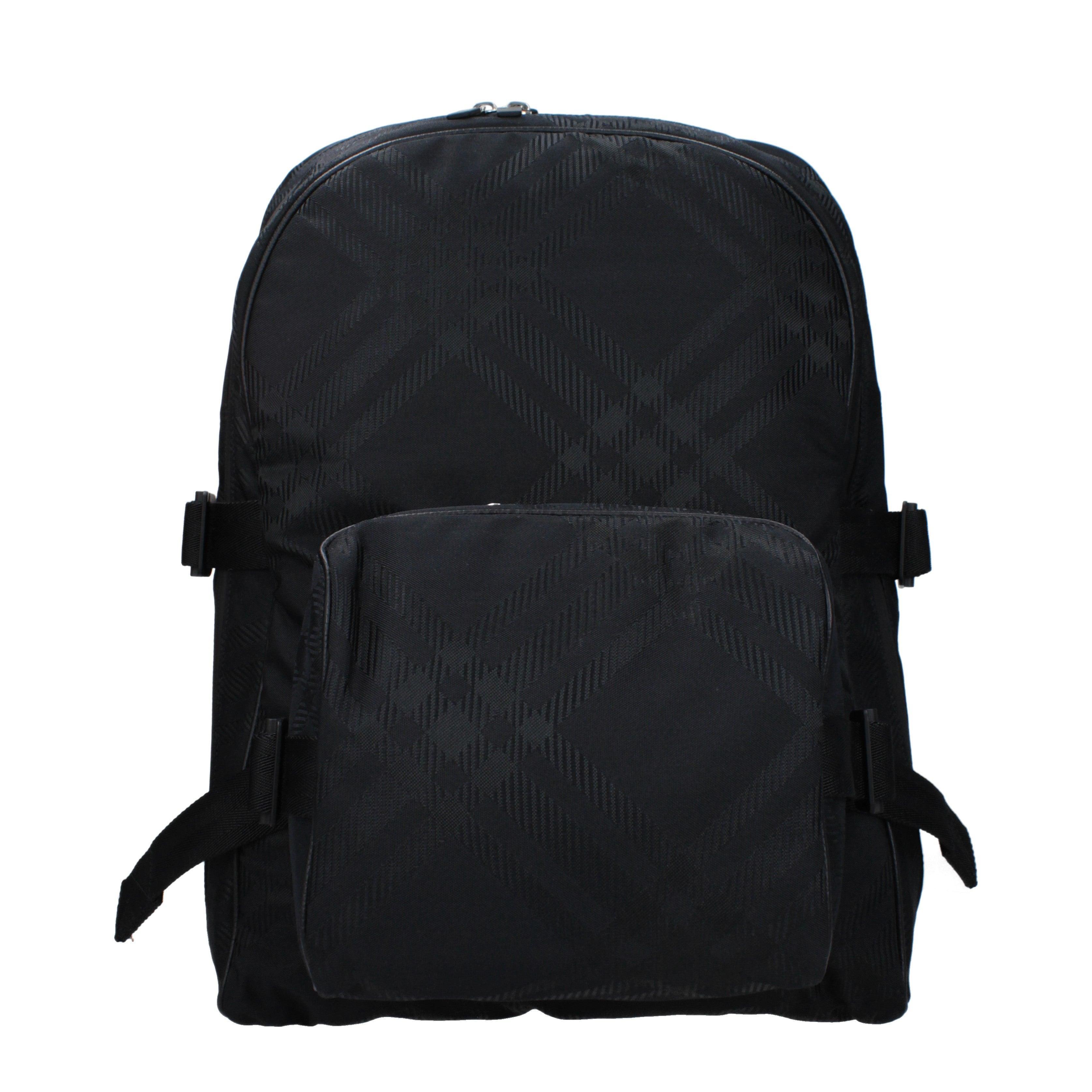 Burberry Black Tonal Check Backpack Main image