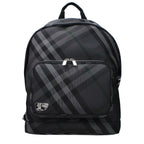 Burberry Grey Check Tessuto Backpack