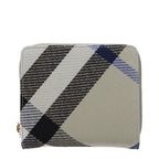 Burberry Lichene Check Zip Wallet