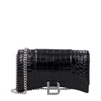 Balenciaga Medium Leather Hourglass Top-Handle Bag