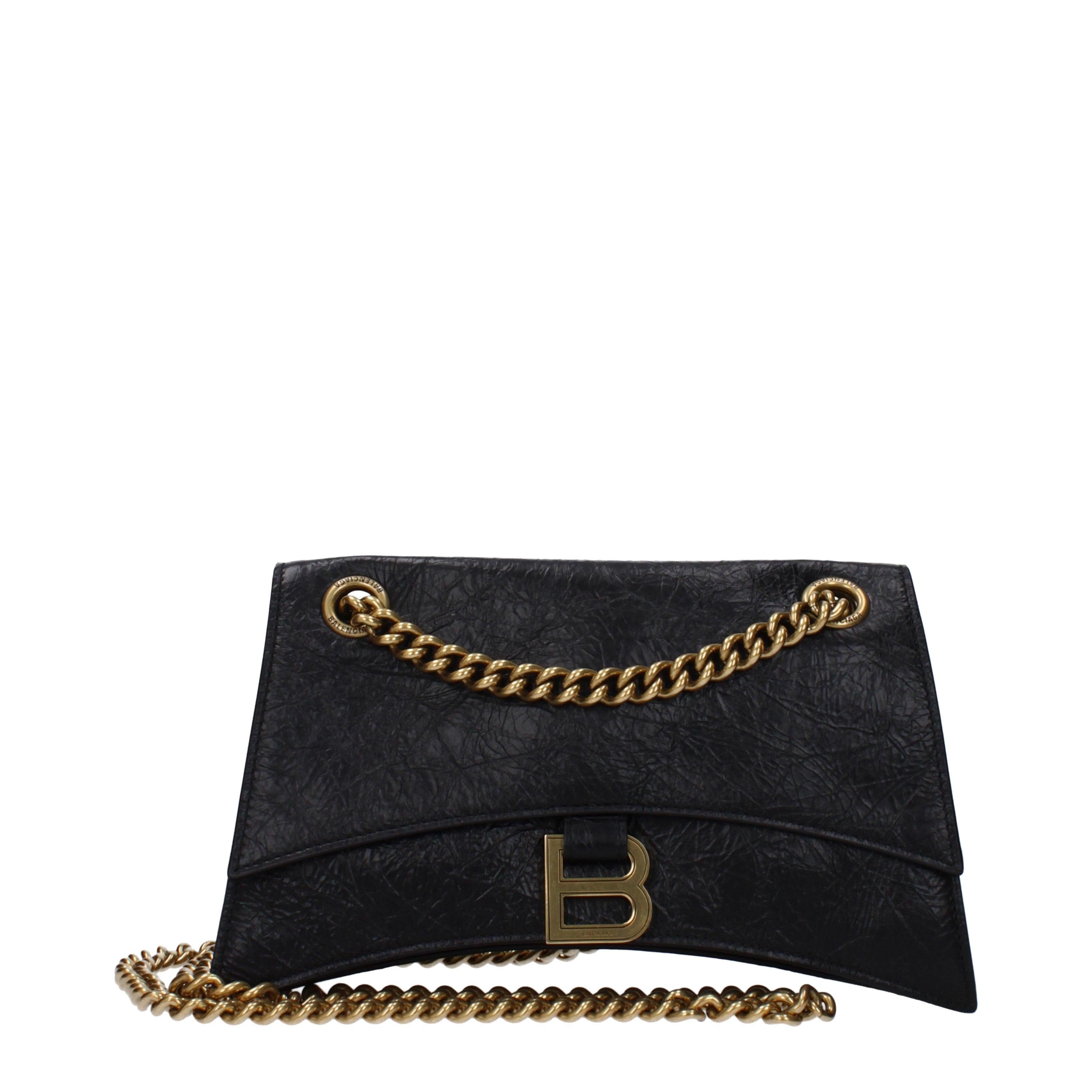 Balenciaga Crush Small Chain Bag in black