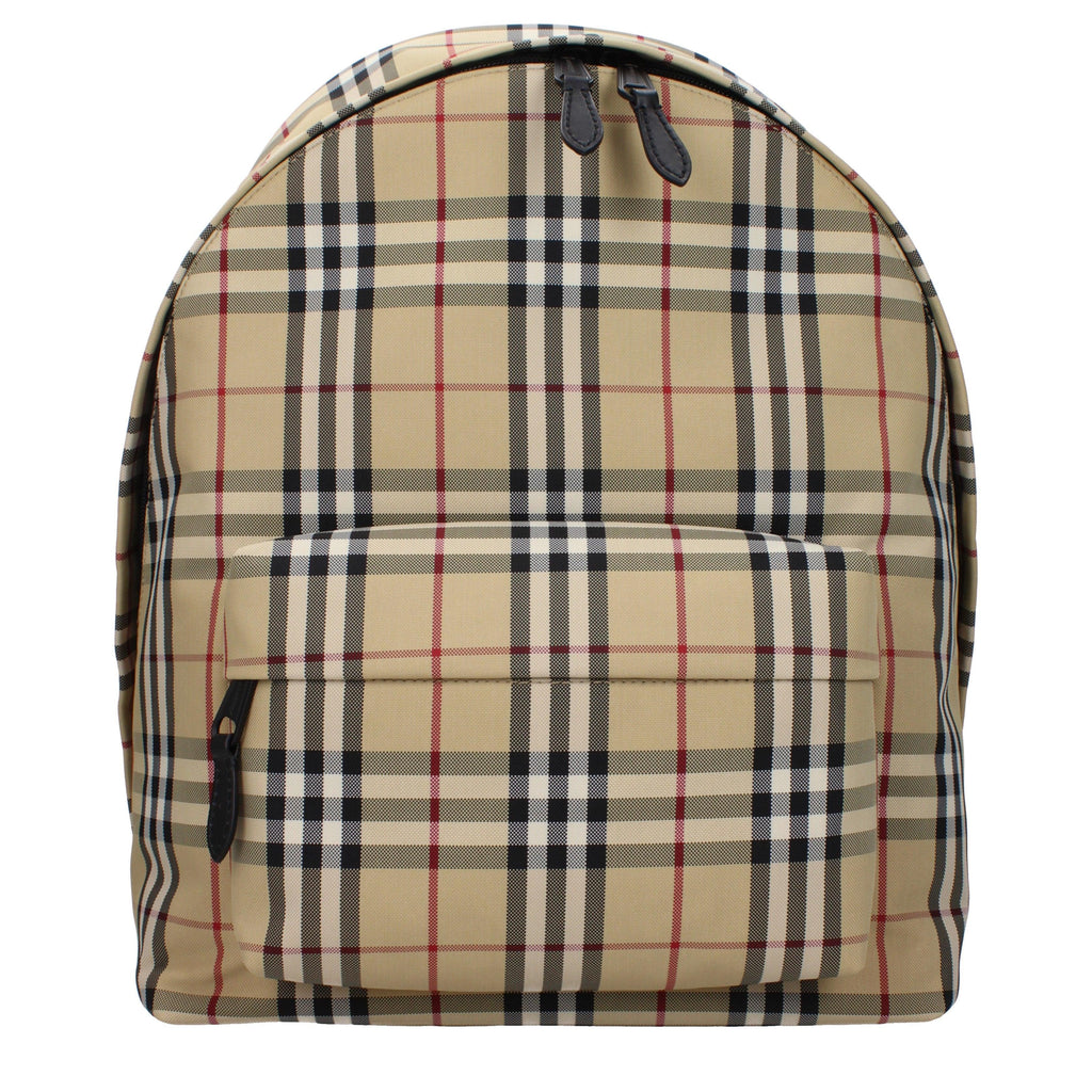 Burberry Beige House Check Backpack