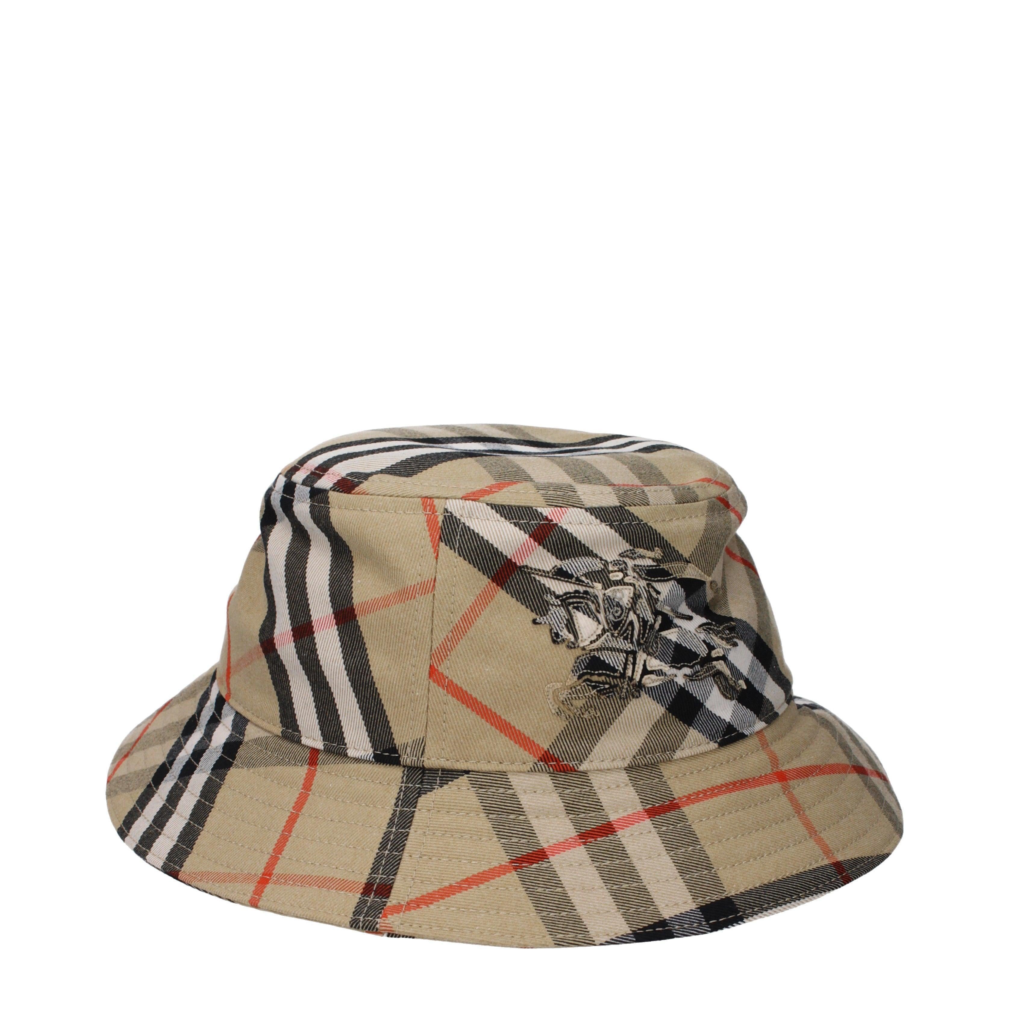 Burberry Knight House Check Cotton Bucket Hat with Main image