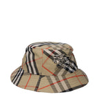 Burberry Knight House Check Cotton Bucket Hat with