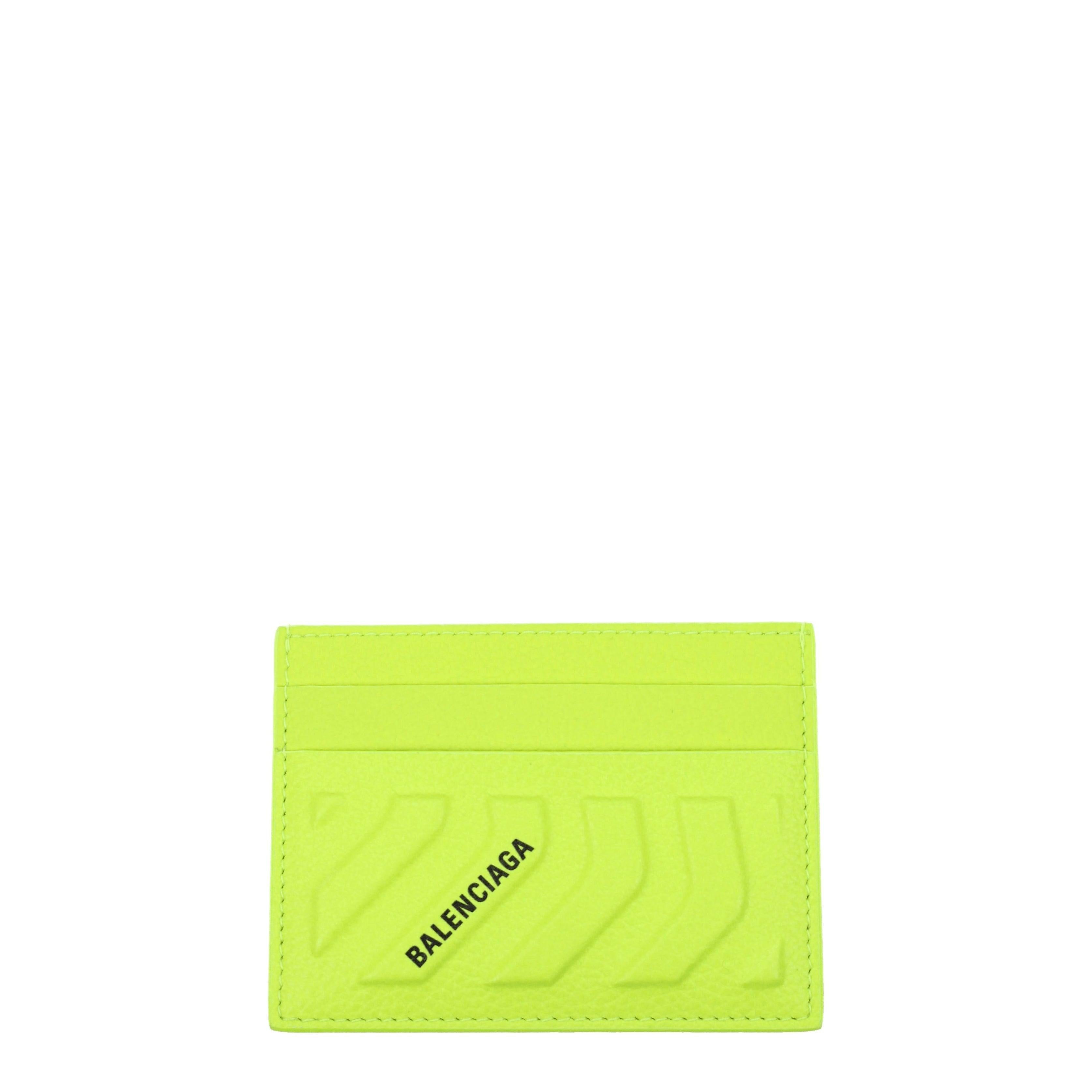 Balenciaga Card Holder neon green Main image