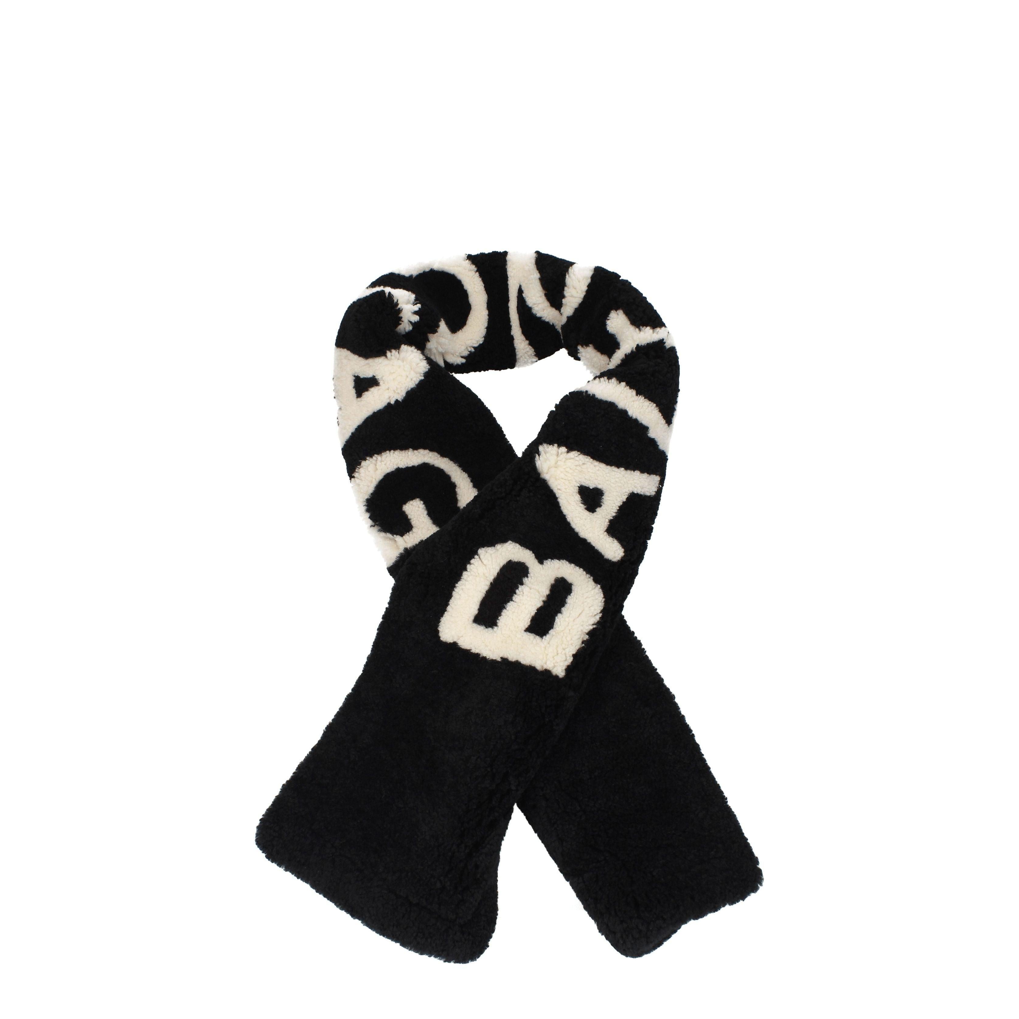 Balenciaga Oversized Shearling Logo ultra rare scarf Main image
