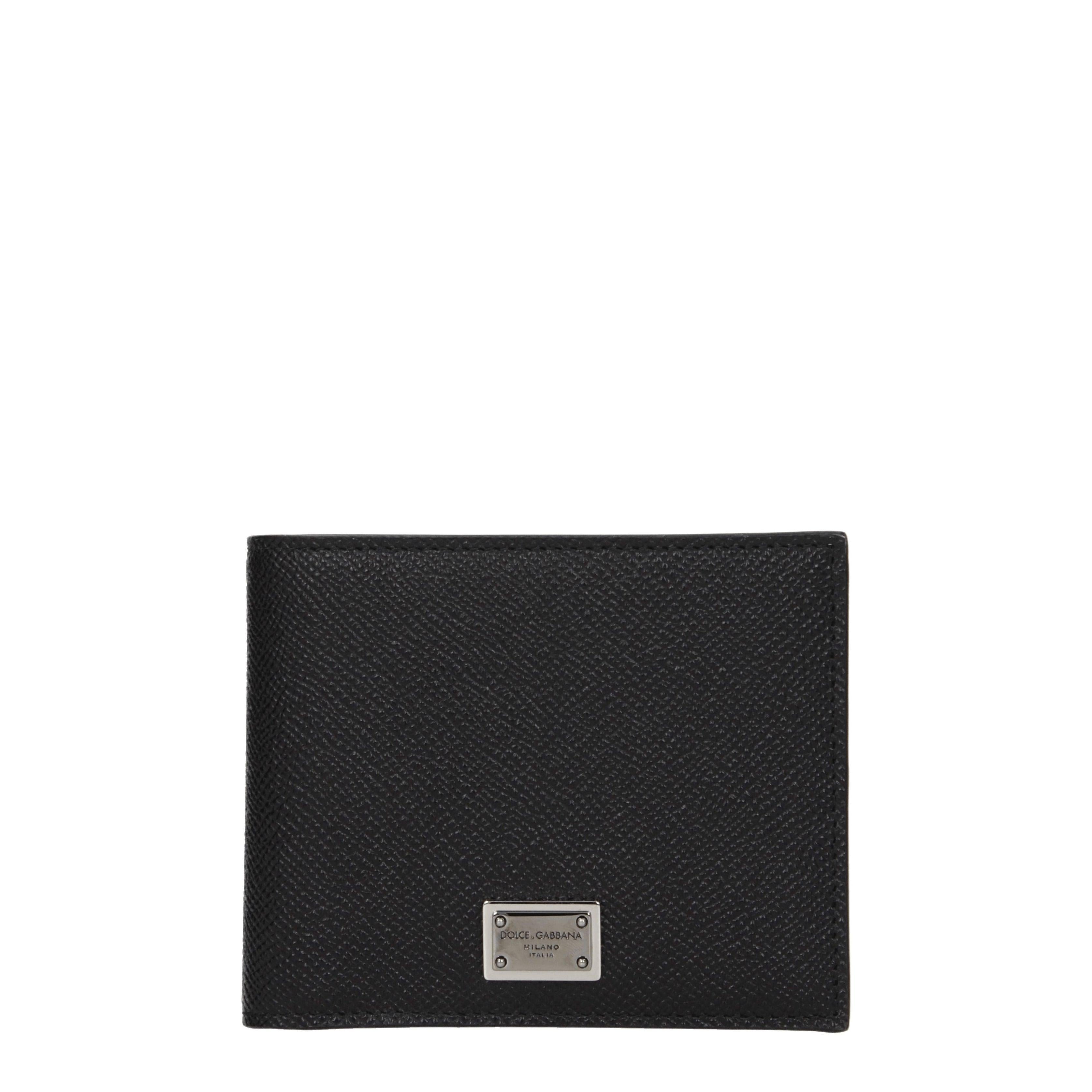 Dolce & Gabbana Men's Black Leather Wallet