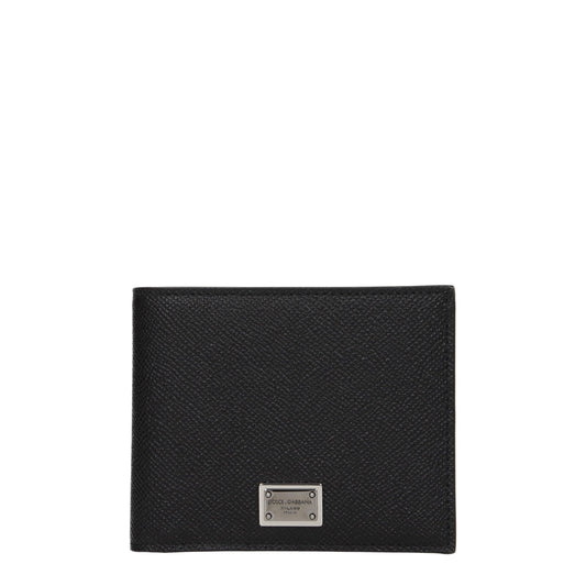 Dolce & Gabbana Men's Black Leather Wallet