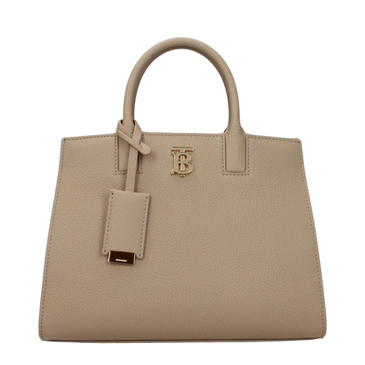Burberry TB Logo Luxury Leather Handbag