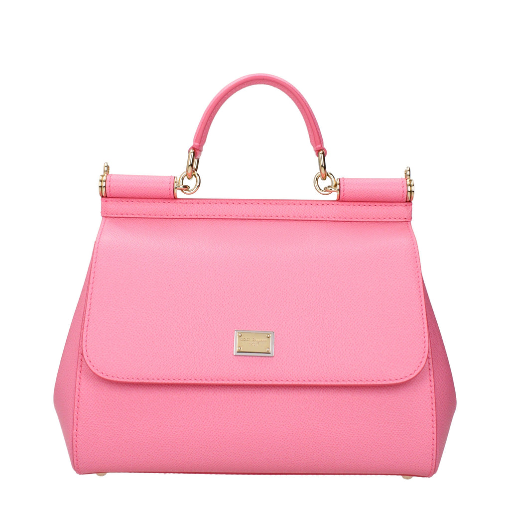 Dolce & Gabbana Large Sicily Handbag – Pink