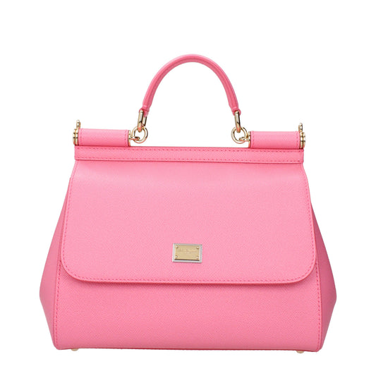 Dolce & Gabbana Large Sicily Handbag – Pink