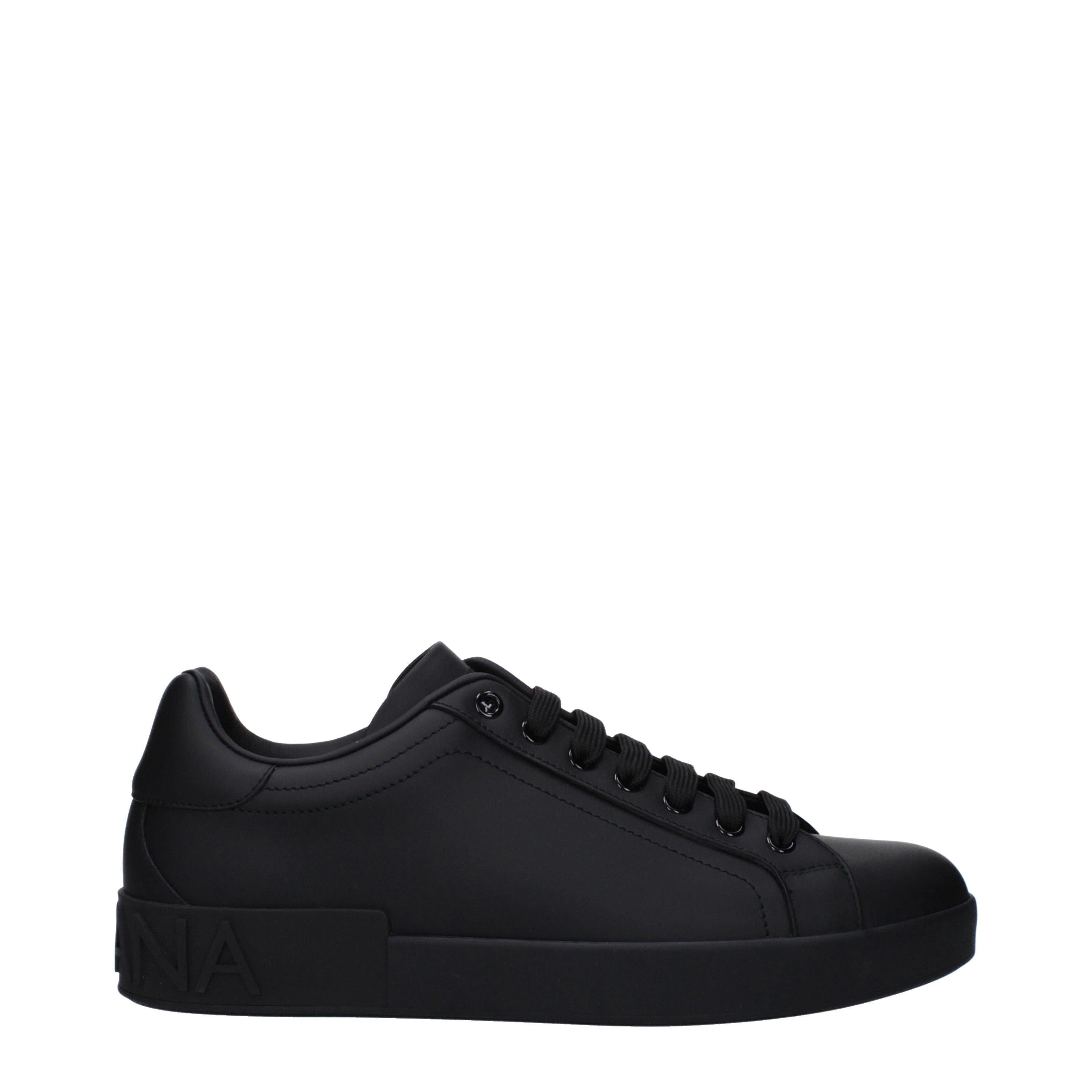 Dolce & Gabbana Men's All-Black Sneakers