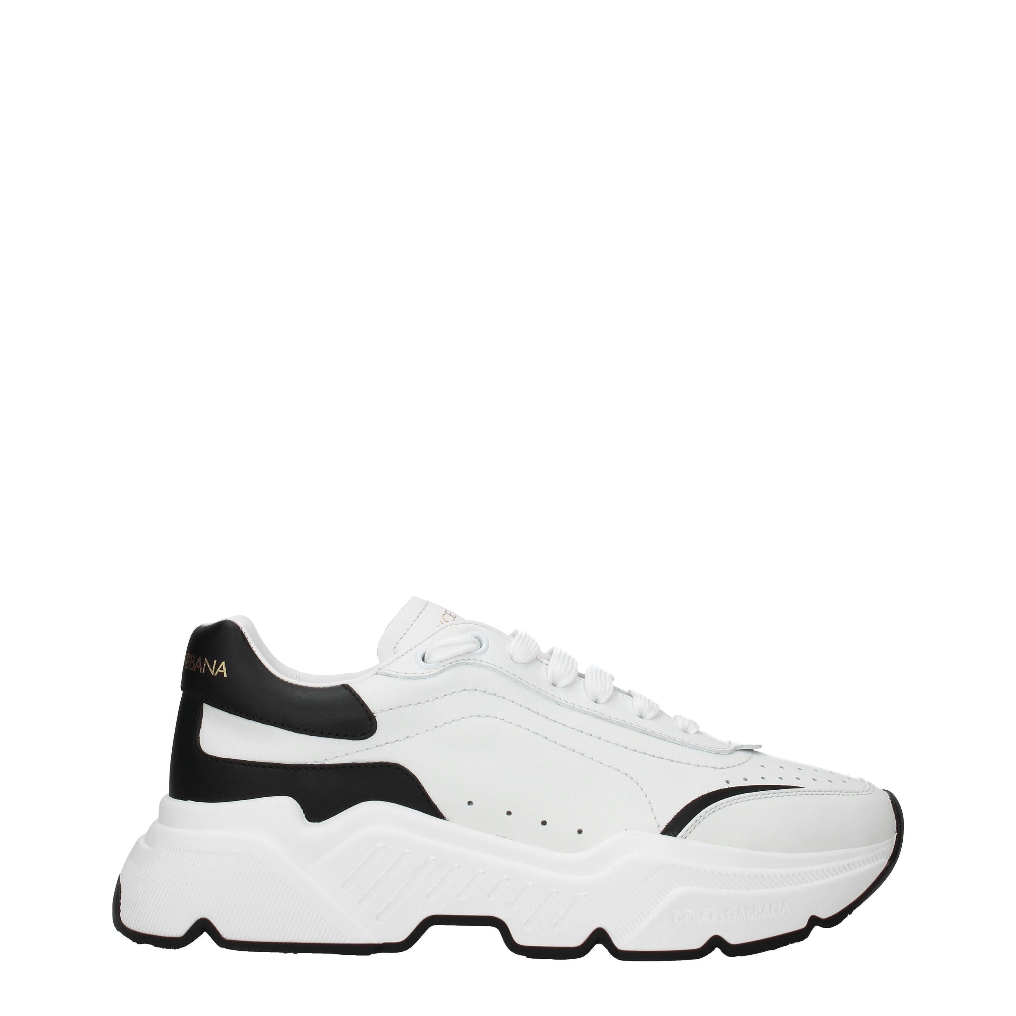 Dolce & Gabbana Men's Chunky Sole Sneakers – White &amp; Black Main image
