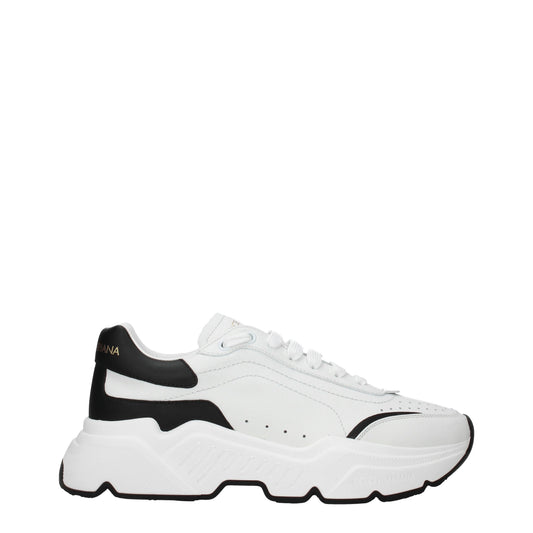 Dolce & Gabbana Men's Chunky Sole Sneakers – White &amp; Black