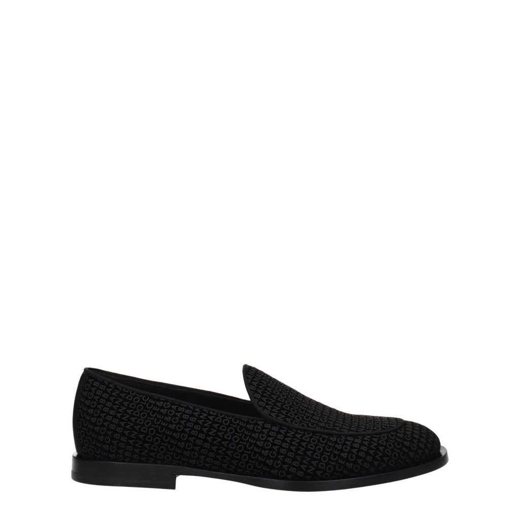 Dolce & Gabbana Men’s Statement Velvet Loafers