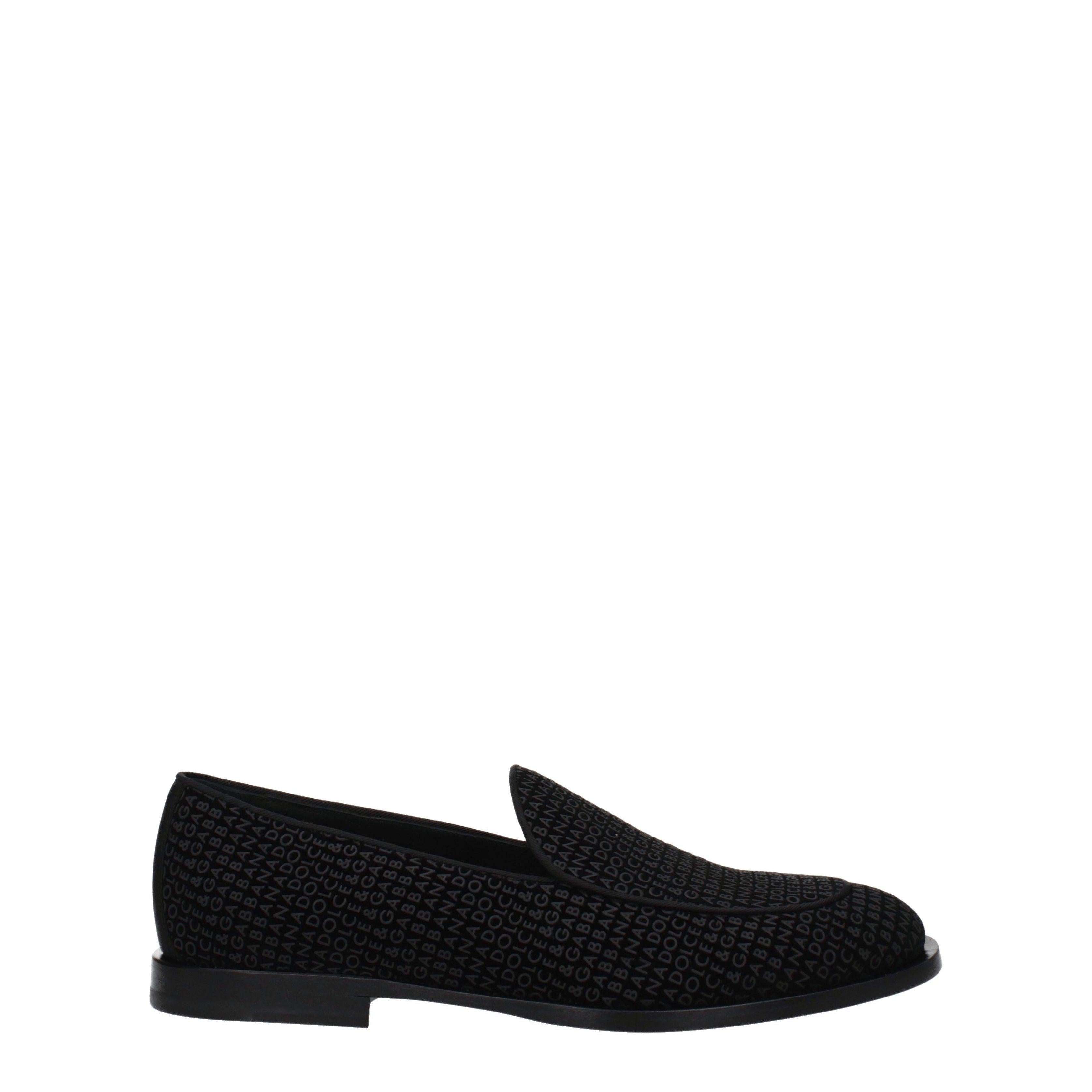 Dolce & Gabbana Men’s Statement Velvet Loafers