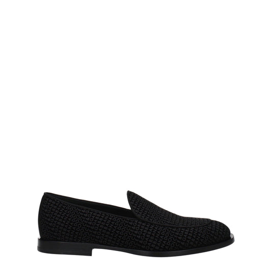 Dolce & Gabbana Men’s Statement Velvet Loafers