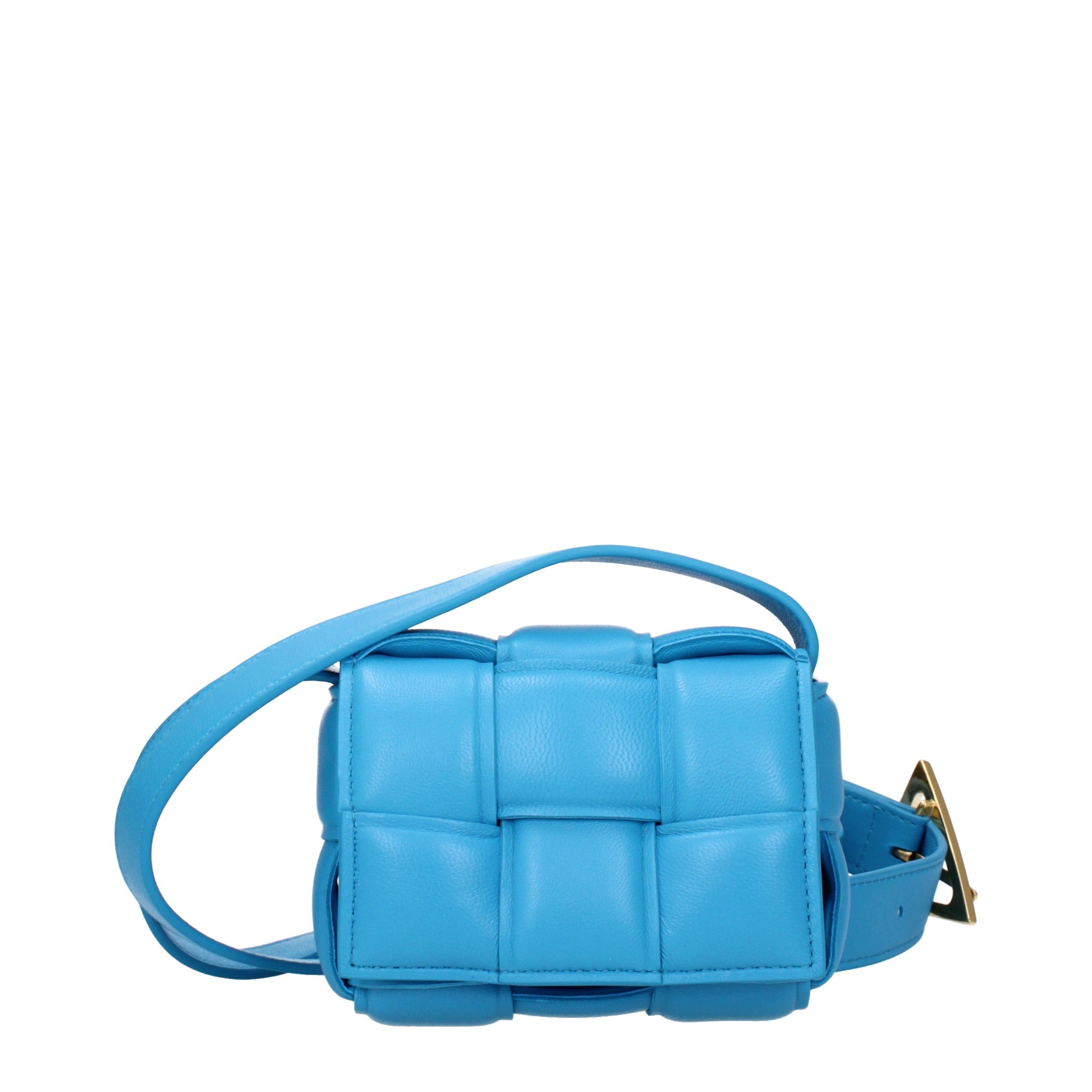 Bottega Veneta The Iconic Mini Crossbody Bag - Blue