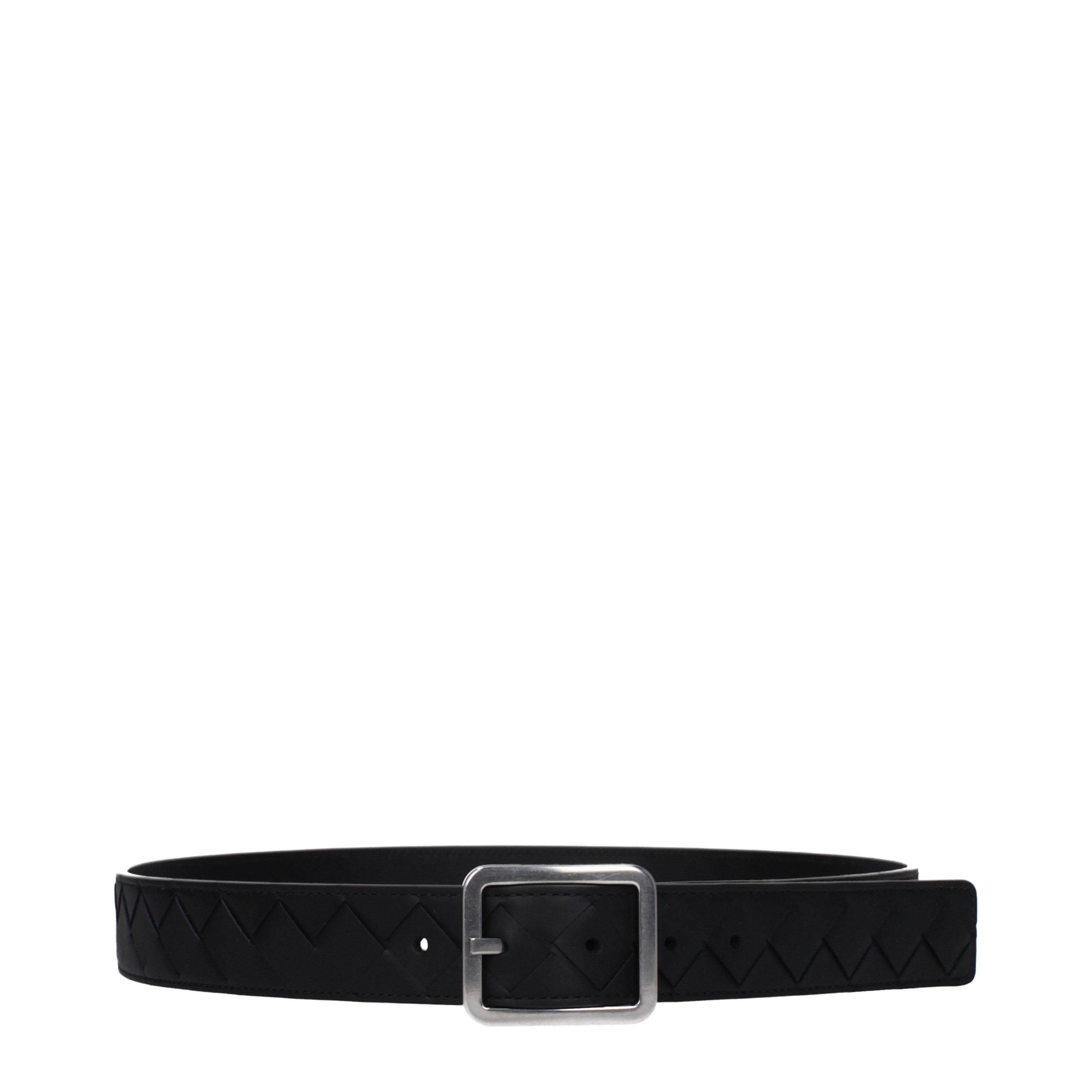 Bottega Veneta Men's Intrecciato Leather Belt Main image