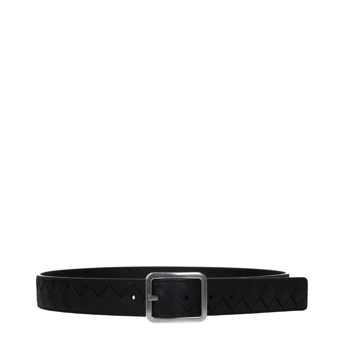 Bottega Veneta Men's Intrecciato Leather Belt