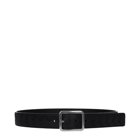 Bottega Veneta Men's Intrecciato Leather Belt