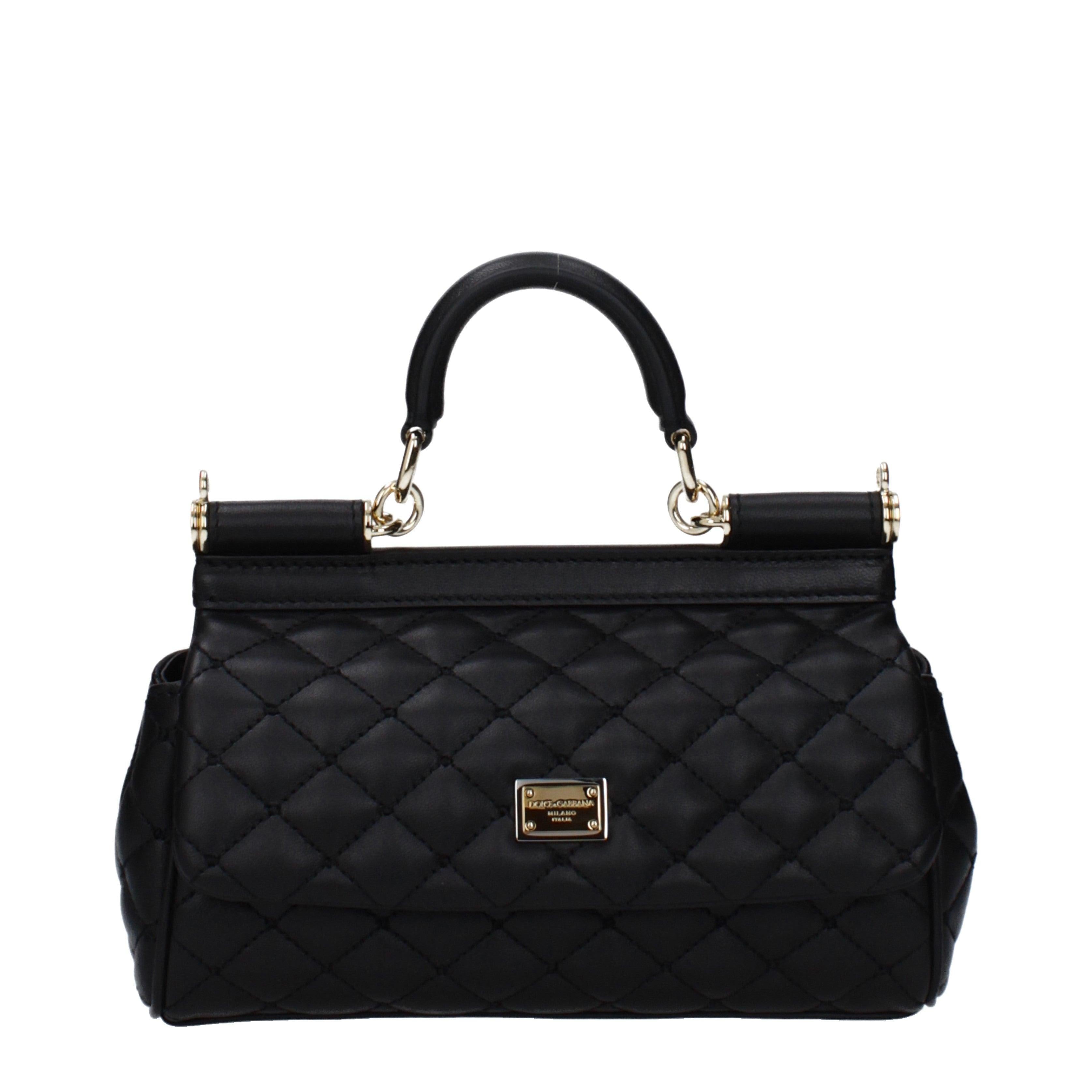 Dolce & Gabbana Small Sicily Handbag – Black Main image