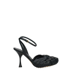 Bottega Veneta Padded Leather High Heels – Black