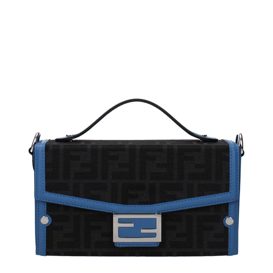 Fendi Zucca FF Baguette Blue