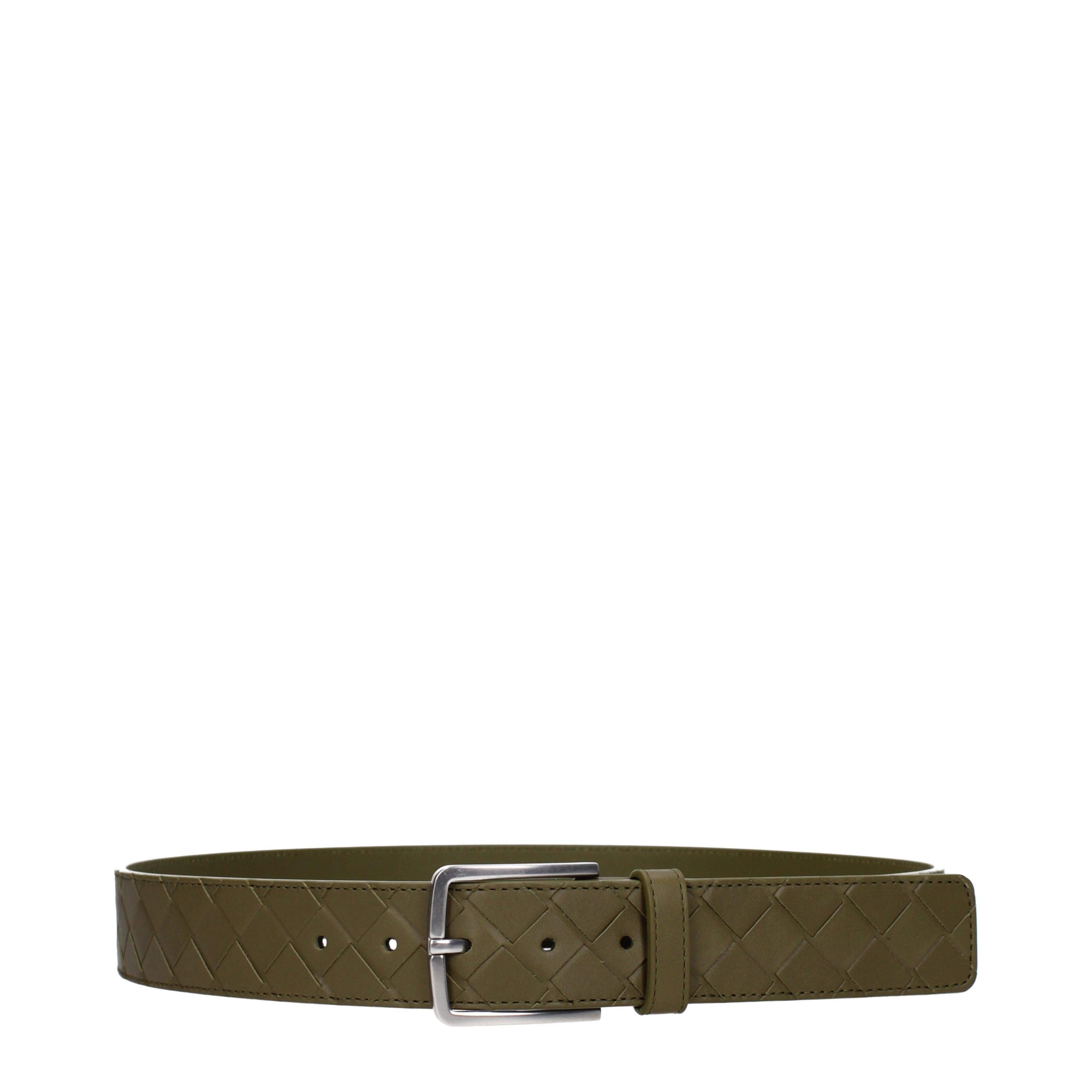 Bottega Veneta Men's Intrecciato Leather Belt Main image