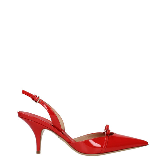 Salvatore Ferragamo Rosso Red Pointed Leather Pumps